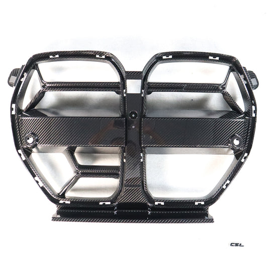 BMW G80 M3 / G82 G83 M4 Dry Carbon Fiber CSL Grille with ACC