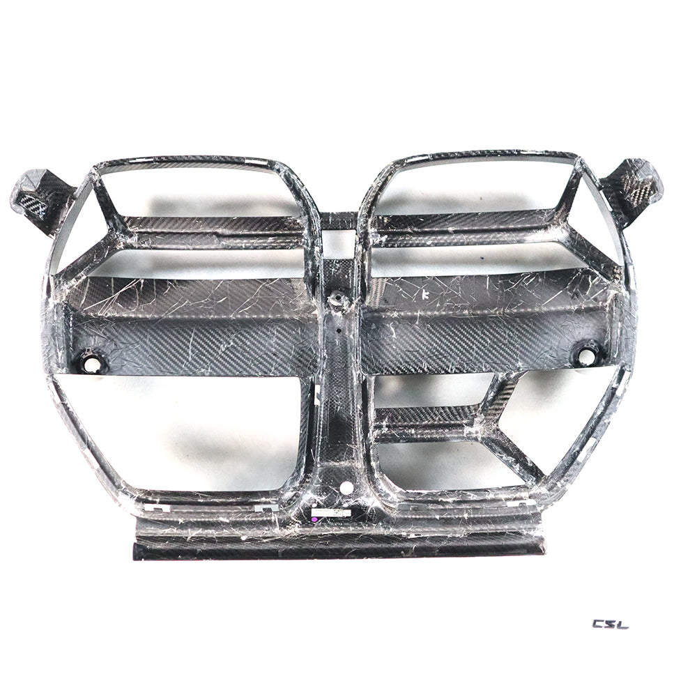 BMW G80 M3 / G82 G83 M4 Dry Carbon Fiber CSL Grille with ACC