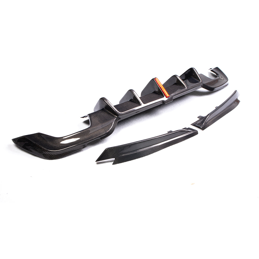 BMW G20 330i / M340i Carbon Fiber K Style Carbon Fiber Diffuser