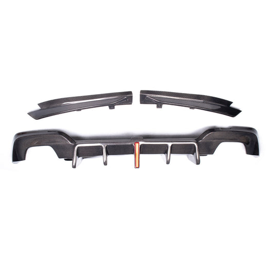 BMW G20 330i / M340i Carbon Fiber K Style Carbon Fiber Diffuser