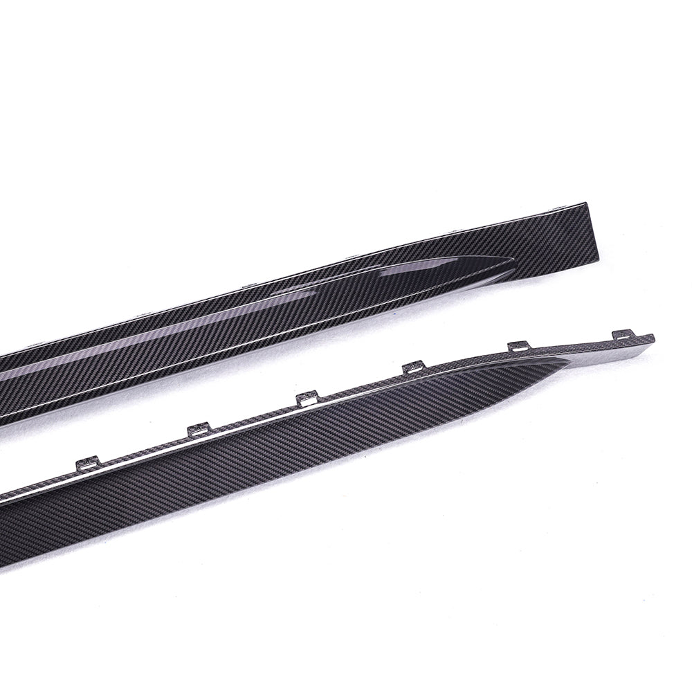 BMW G80 M3 OEM Side Skirts Dry Carbon Fiber