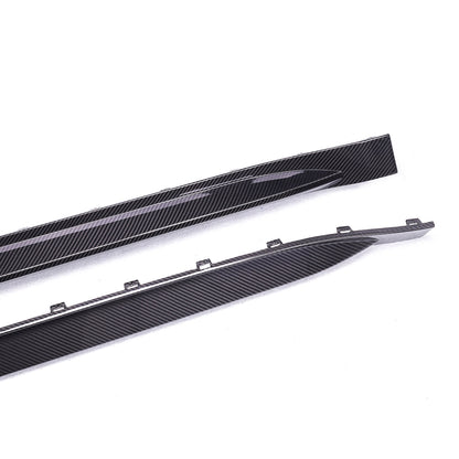 BMW G80 M3 OEM Side Skirts Dry Carbon Fiber