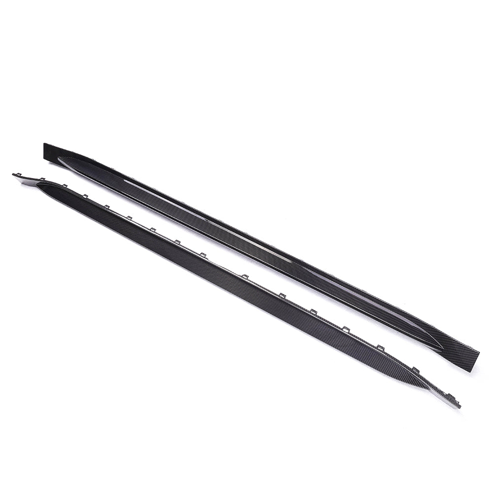 BMW G80 M3 OEM Side Skirts Dry Carbon Fiber