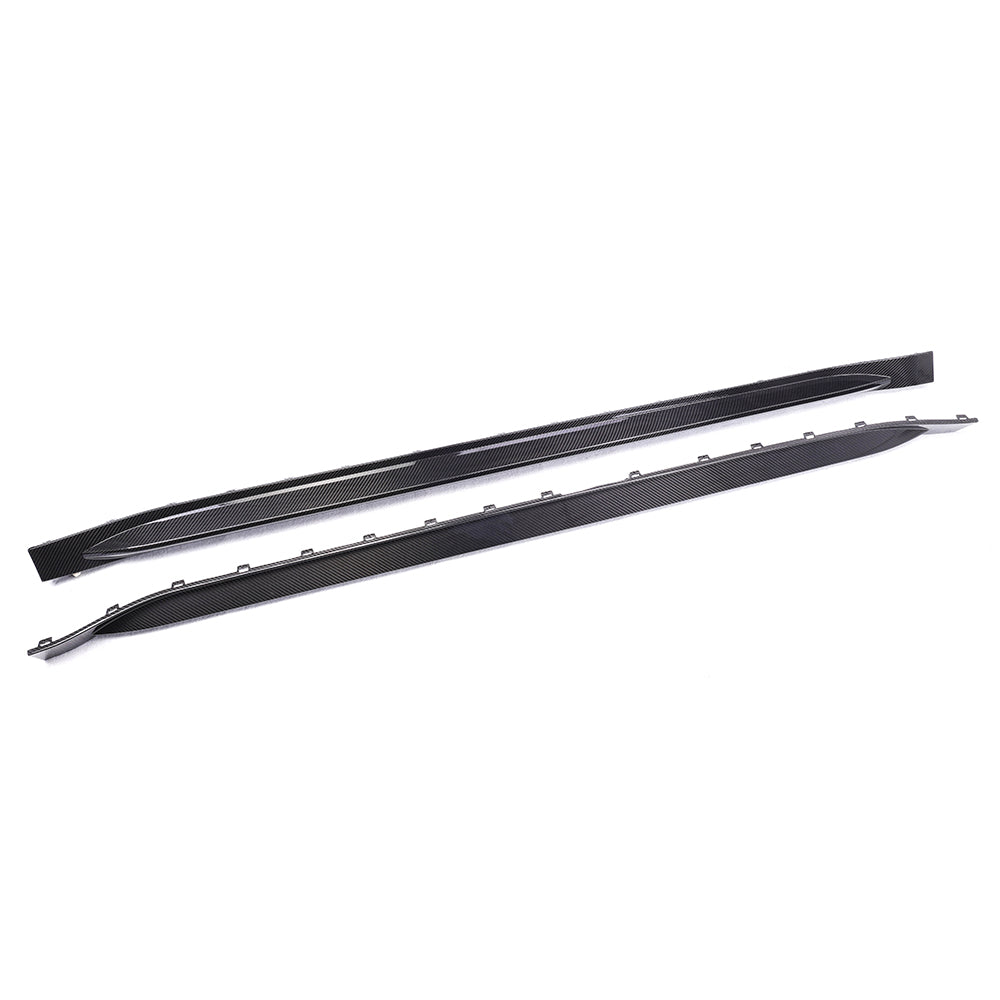 BMW G80 M3 OEM Side Skirts Dry Carbon Fiber