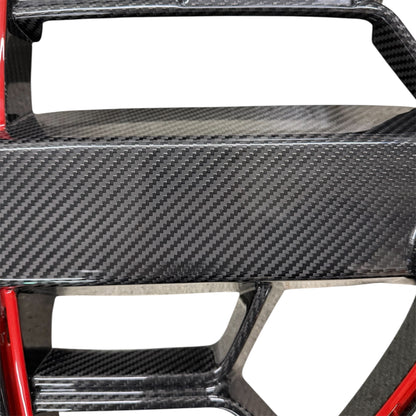 BMW G80 M3 / G82 G83 M4 Dry Carbon Fiber CSL Grille Red Border