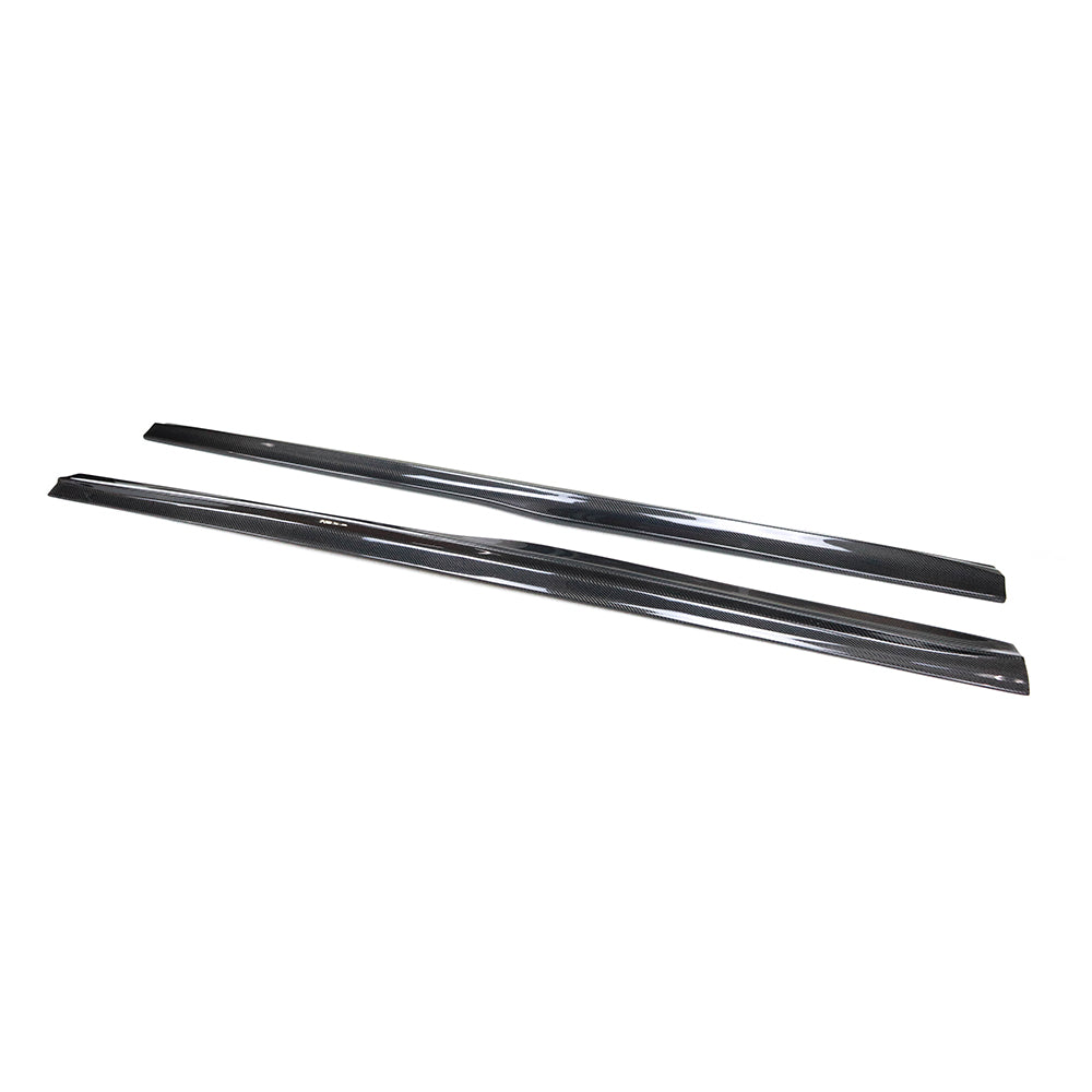 BMW F80 M3 PSM carbon fiber side skirts, weave detail